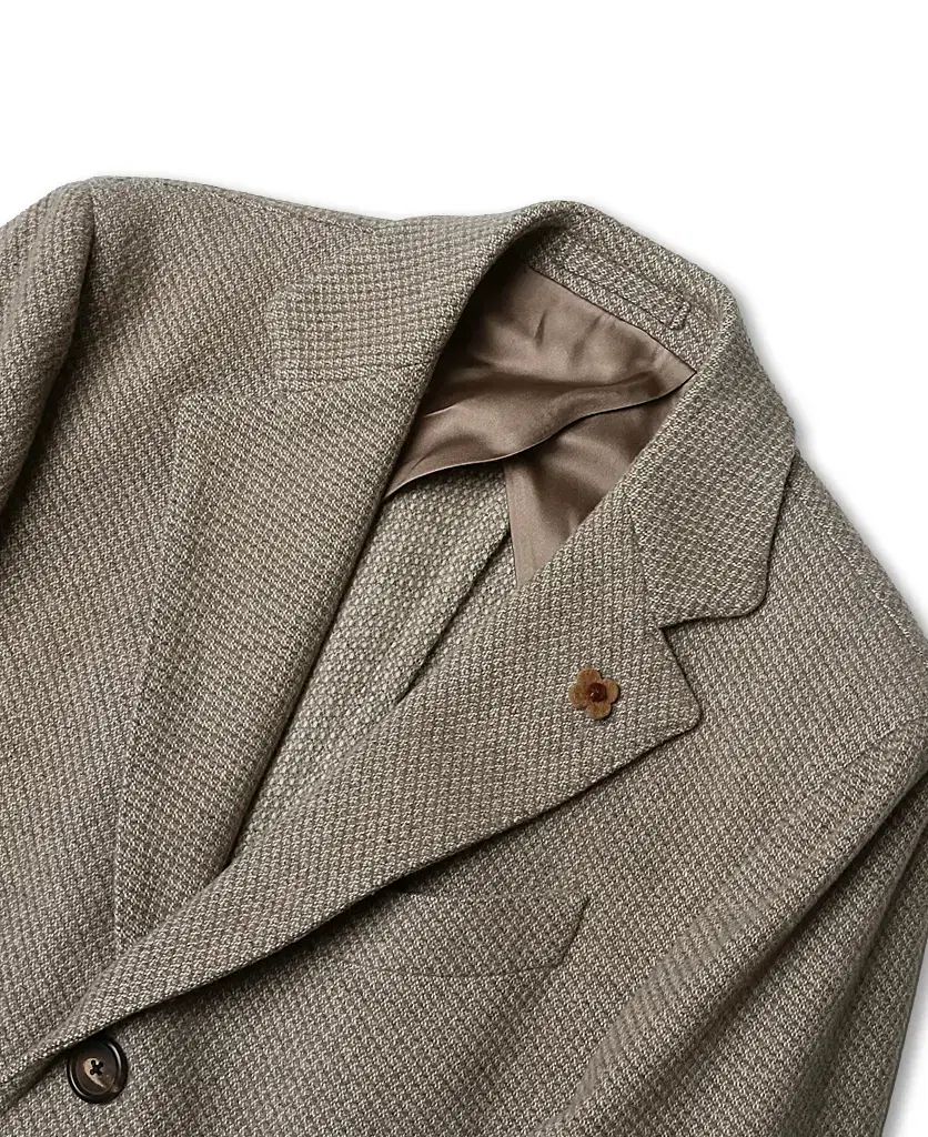 LARDINI ラルディーニ ベージュ ウール アルパカ クラシック Single コート