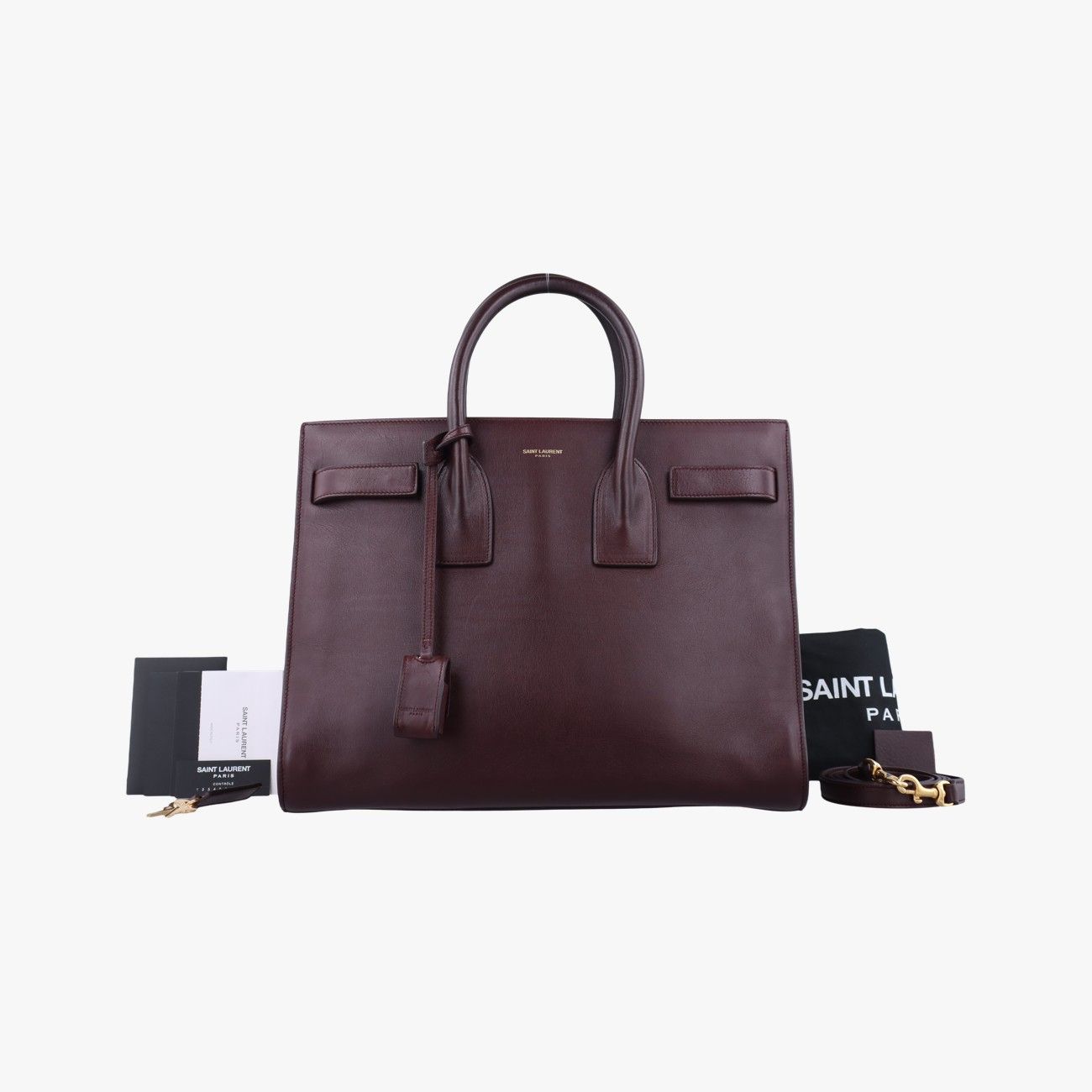 イヴサンローランYves Saint Laurentサックドジュールスモールワインレッドレザー324823PMR324823.1213