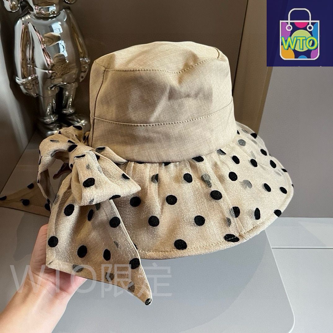 ヴァレンティーノ バタフライブーケ帽子|ポイント柄 頭周り 57cm -WTO輸入1