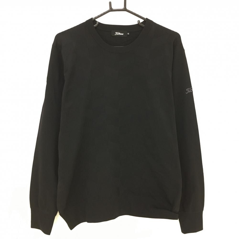 専用タイトリスト セーター LL 黒 ゴルフウェア タイトリスト セーター