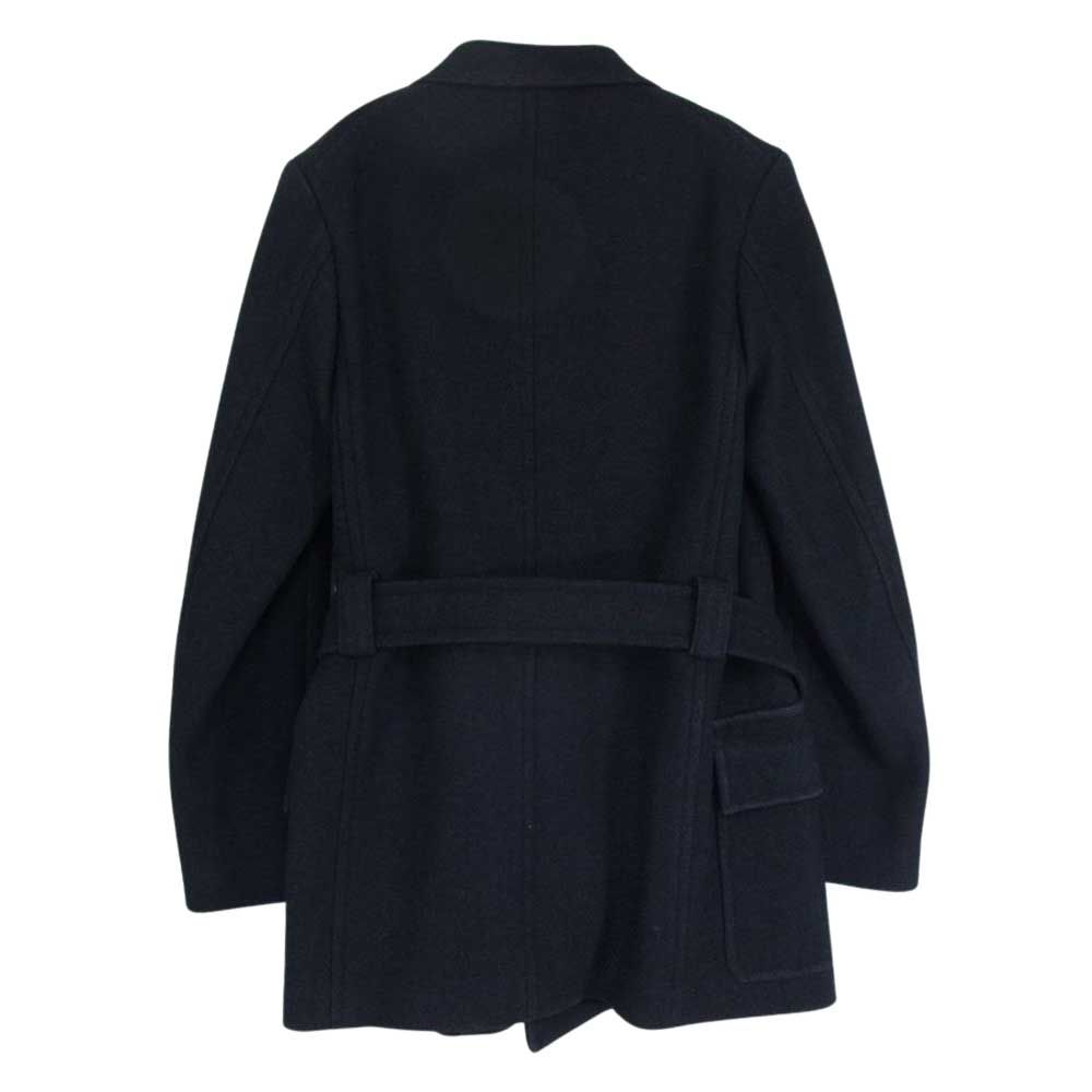 AURALEE オーラリー 19AW A9AJ05SN WOOL SILK MELTON HALF COAT ウール シルク メルトン ハーフコート  ブラック系【中古】 - メルカリ