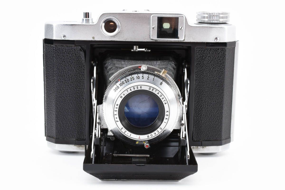 動作OK Mamiya 6 SEKOR T 75cm F3.5 ☆希少☆マミヤ6 MAMIYA-6 MODEL-K SETAGAYA KOKI SEKOR T 7.5cm