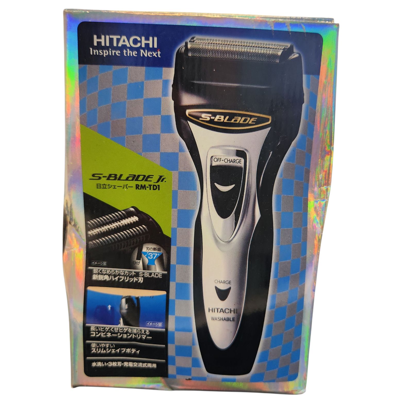 未使用】HITACHI S-BLaDE jr. RM-TD1 シェーバー 日立 エスブレード