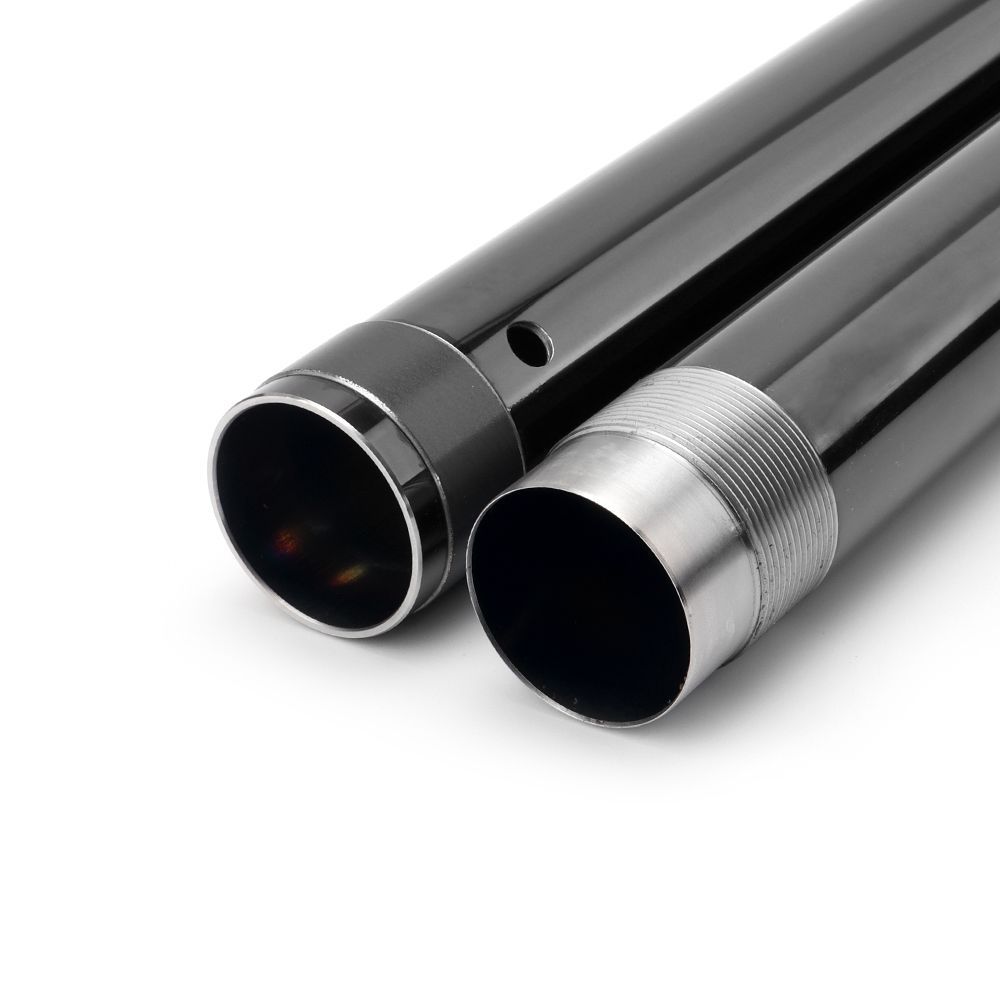 XB420 上メッキ KDX125 DX125A KDX125SR A1-A8 41MM 純正品番44013-1330 44013-1329に対応 インナーチューブ ブラック２本