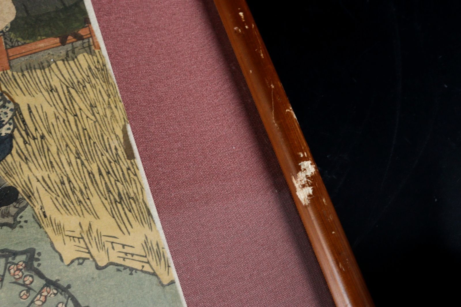 江戸時代 歌川国貞画 浮世絵 「魁道中双禄曽我」 役者絵 木版画 豊国