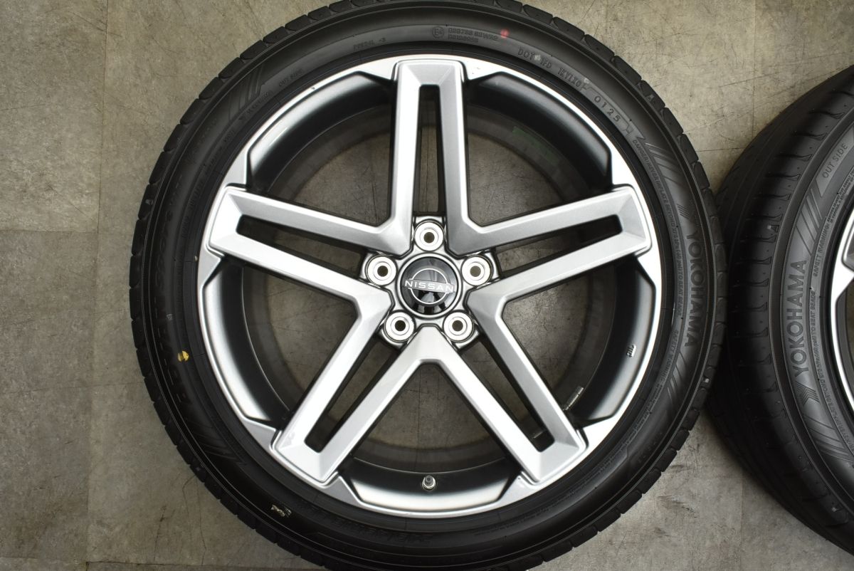新車外し品 2025年製】ニッサン RZ34 フェアレディZ 純正 18in 9J +34