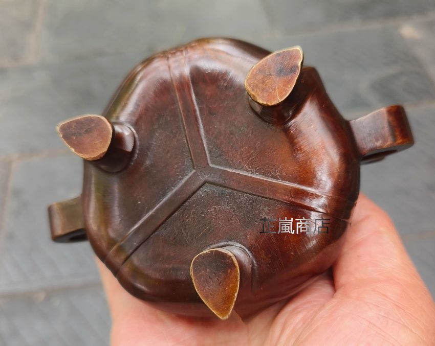 銅製 海棠薫香炉 香炉 檀香香炉 茶道沈香炉 香道具 装飾品 工芸品 置物 銅製 海棠薫香炉 香炉 檀香香炉 茶道沈香炉 香道具 装飾品 工芸