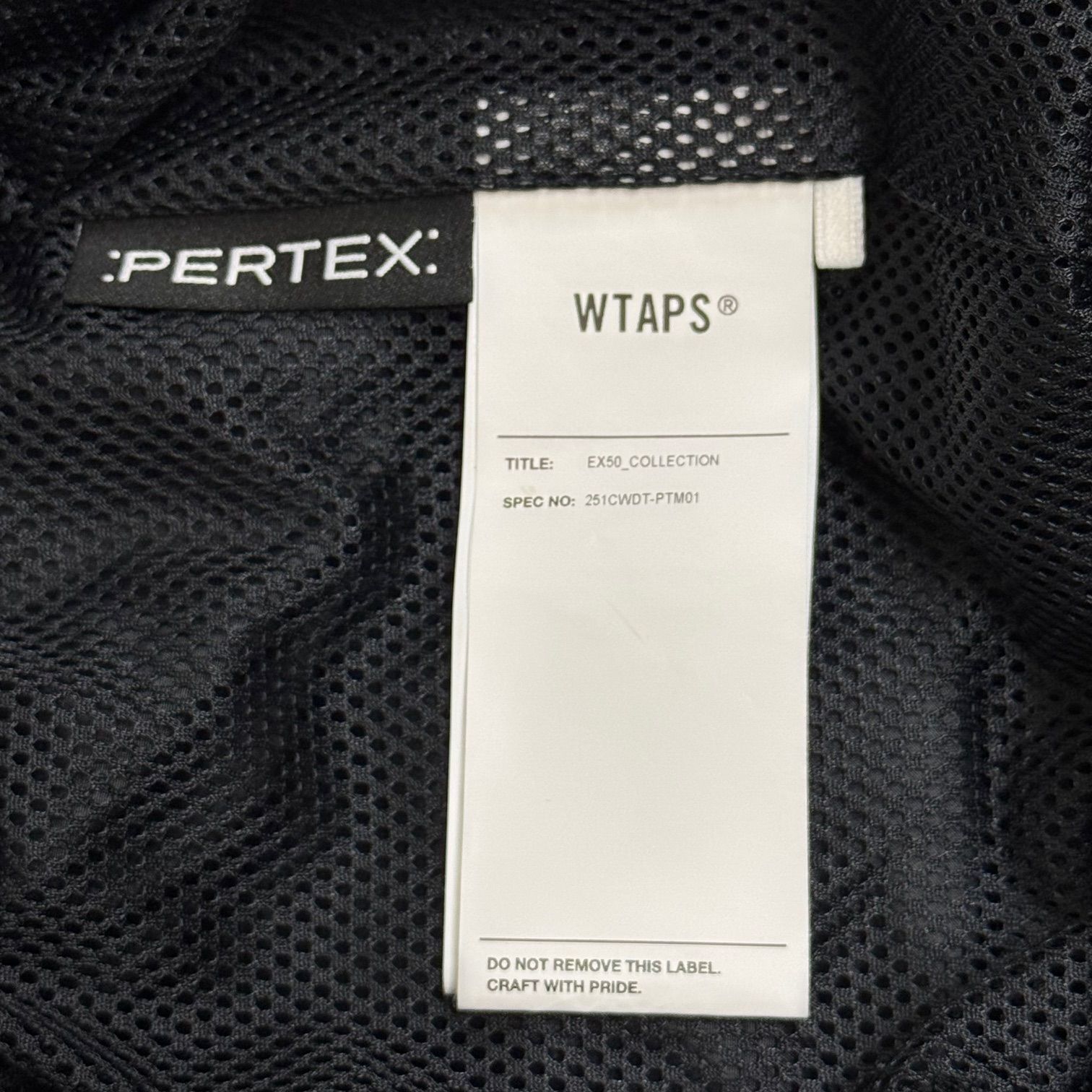 wtaps 25aw SPST2001 TROUSERS ブラックＸＬ WTAPS SPST2001 / TROUSERS/ NYLON. TUSSAH. PERTEX® 251CW