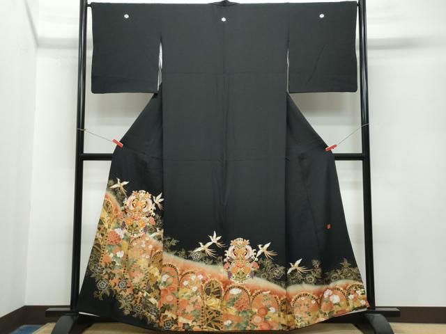 春】20462o 振袖 山本寛斎 花植物文様 お洒落 着物