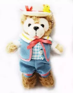 中古】ぬいぐるみ ダッフィー(イースター) ぬいぐるみバッジ