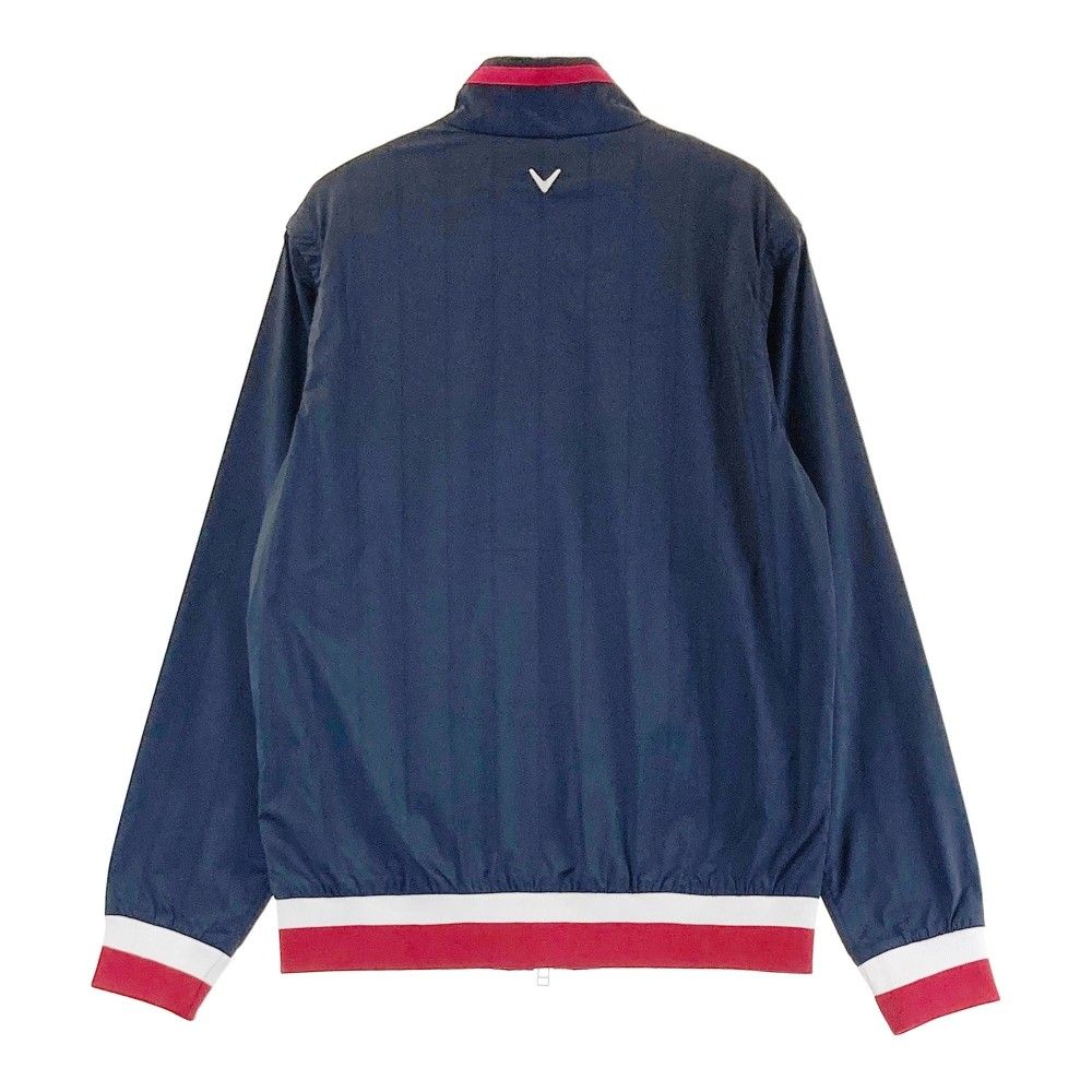 サイズ：M CALLAWAY キャロウェイ 2way ジップジャケット ネイビー系