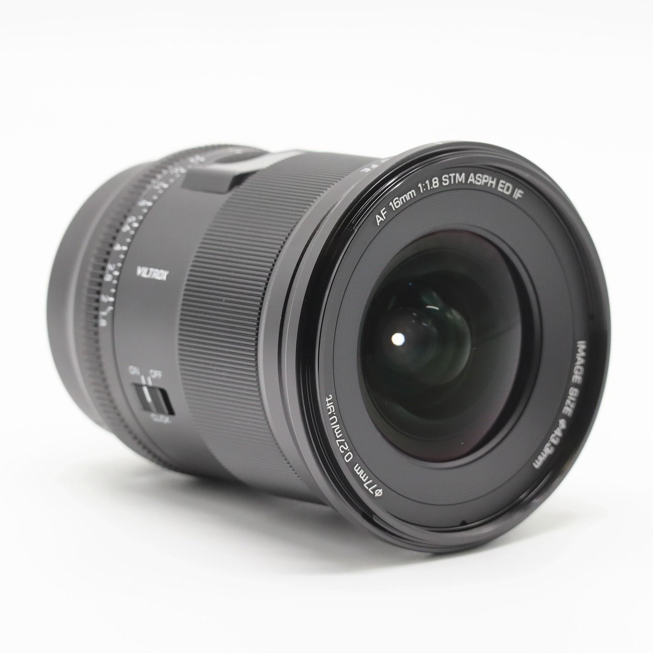 VILTROX AF 16mm F1.8 STM ASPH ED IF ソニーE用 フルサイズ対応 超