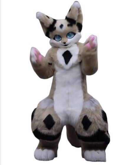 着ぐるみ ケモノ体 フルスーツ ブラウン Bタイプ 全身 ケモノ ファースーツ ぬいぐるみ コスプレ コスチューム