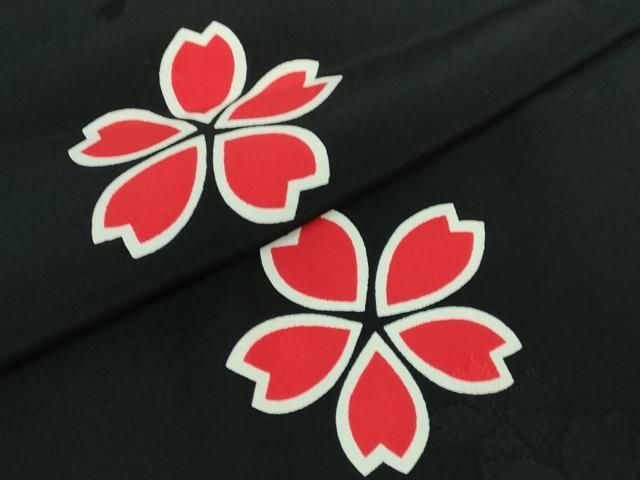 舞桜 黒地