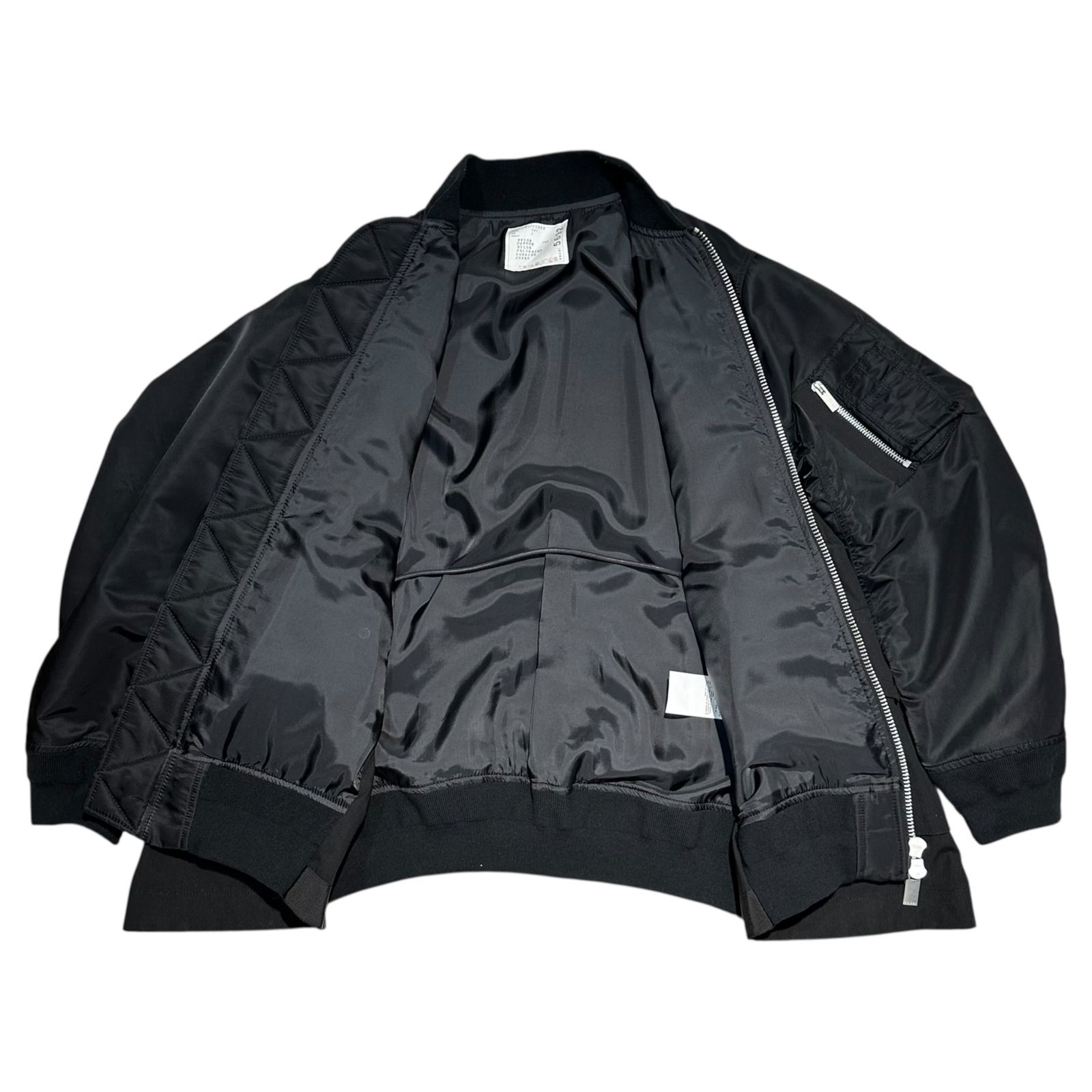 sacai(サカイ) 21AW NYLON TWILL BLOUSON MA-1 ナイロン ツイル