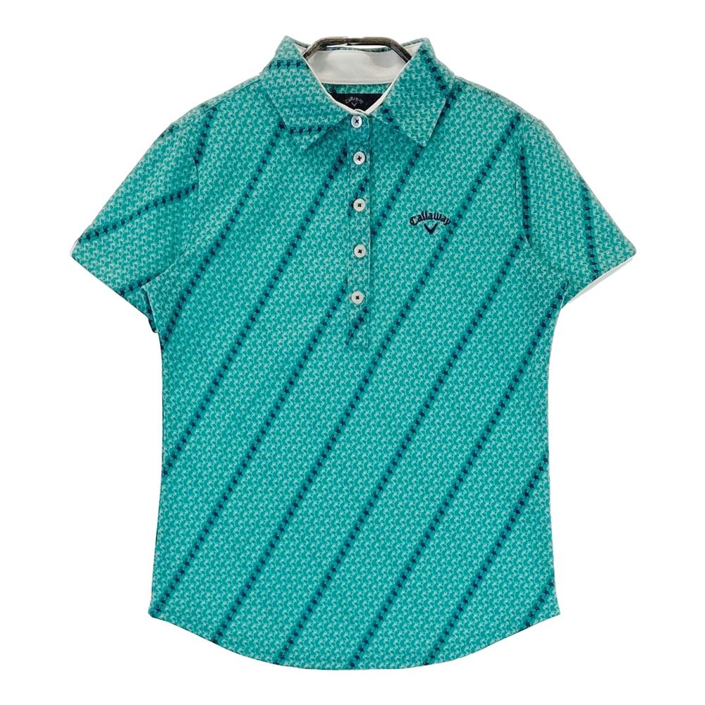 サイズ：S CALLAWAY キャロウェイ 半袖ポロシャツ フラミンゴ柄