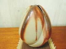 山本陶秀ゆかりの備州窯、山本宗秀作・緋襷大皿 山本陶秀ゆかりの備州窯、山本宗秀作・緋襷大皿 山本陶秀