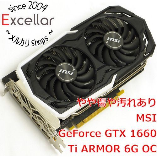 [bn:12] MSI製グラボ　GeForce GTX 1660 Ti ARMOR 6G OC　PCIExp 6GB