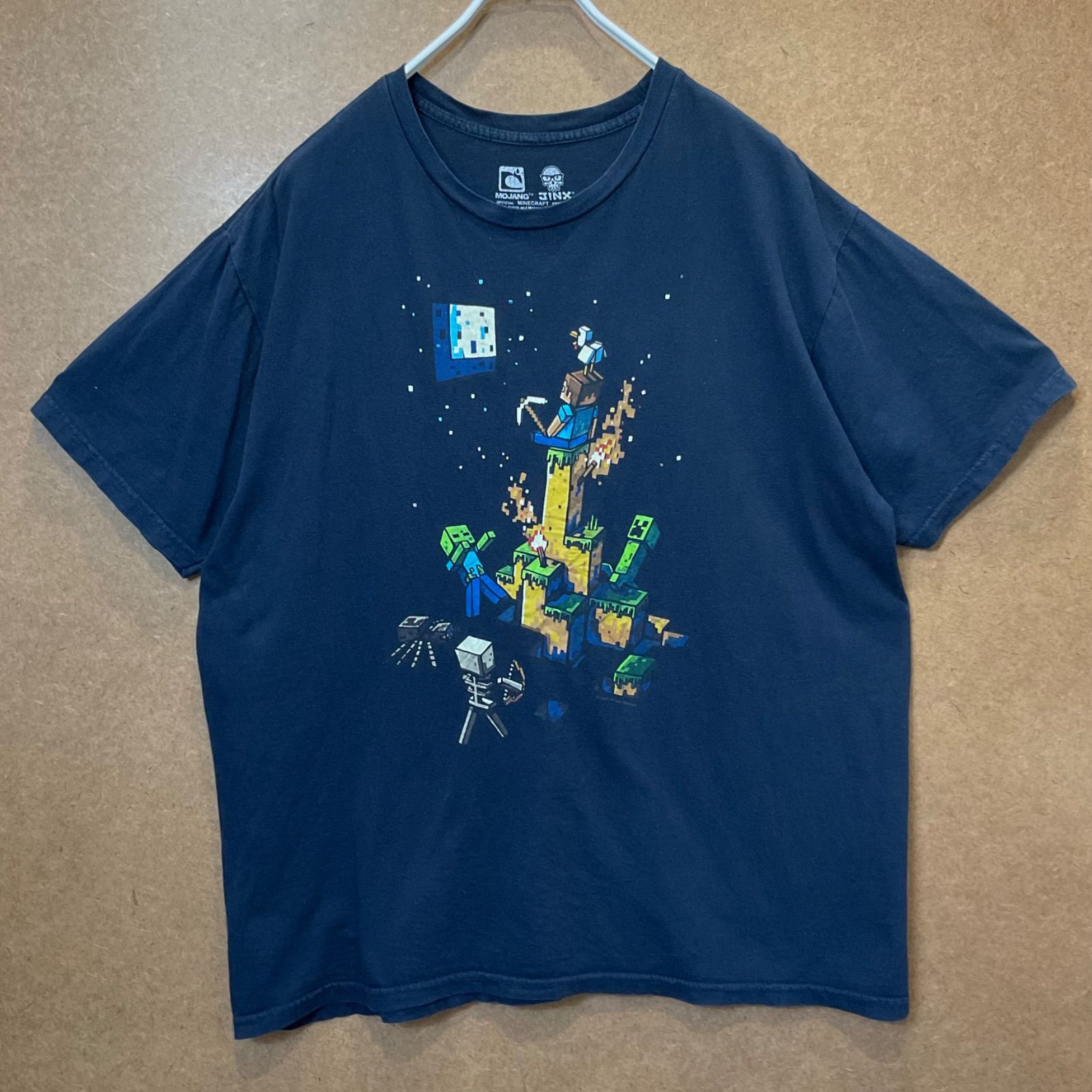 USA輸入古着 マインクラフトMINECRAFT マイクラ キャラクターイラスト 