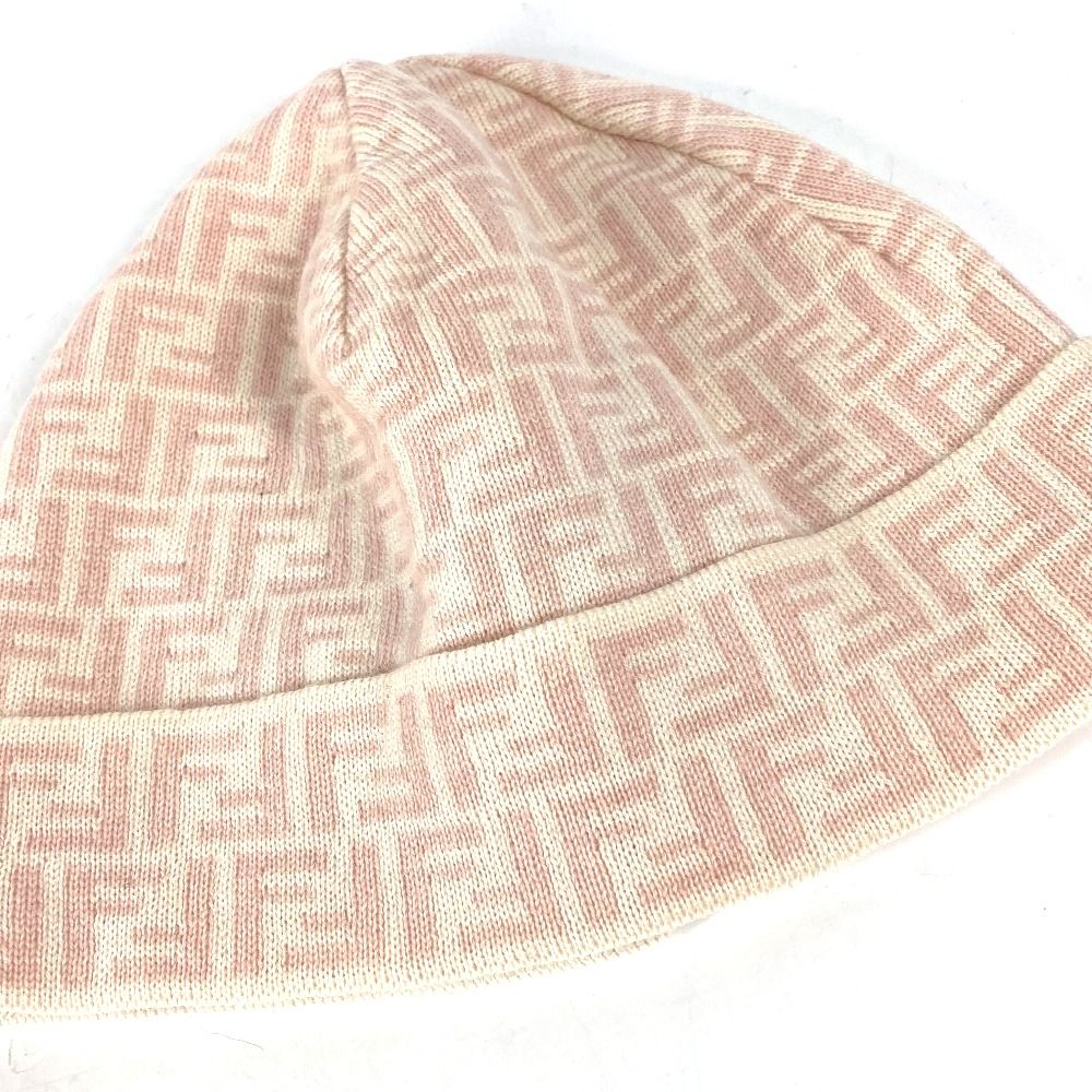 FENDI フェンディ ニット帽 ズッカ ウール 古着 FENDI ズッカ柄