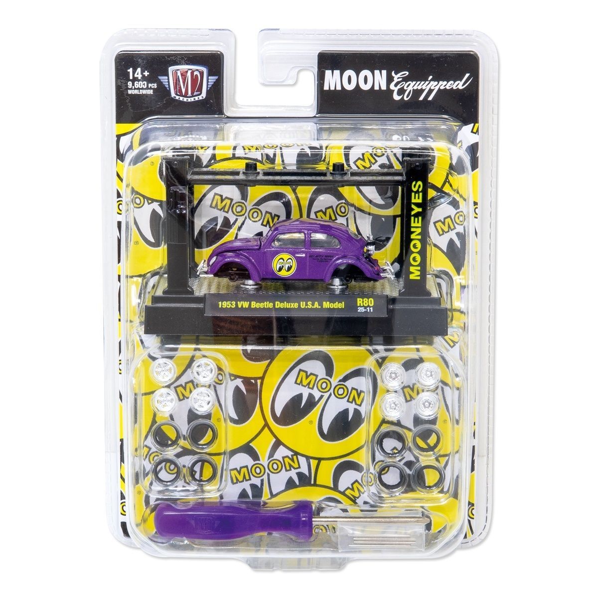 正規品】☆NEW!☆ M2 Machines x MOONEYES 1/64 1953 VW Beetle Deluxe