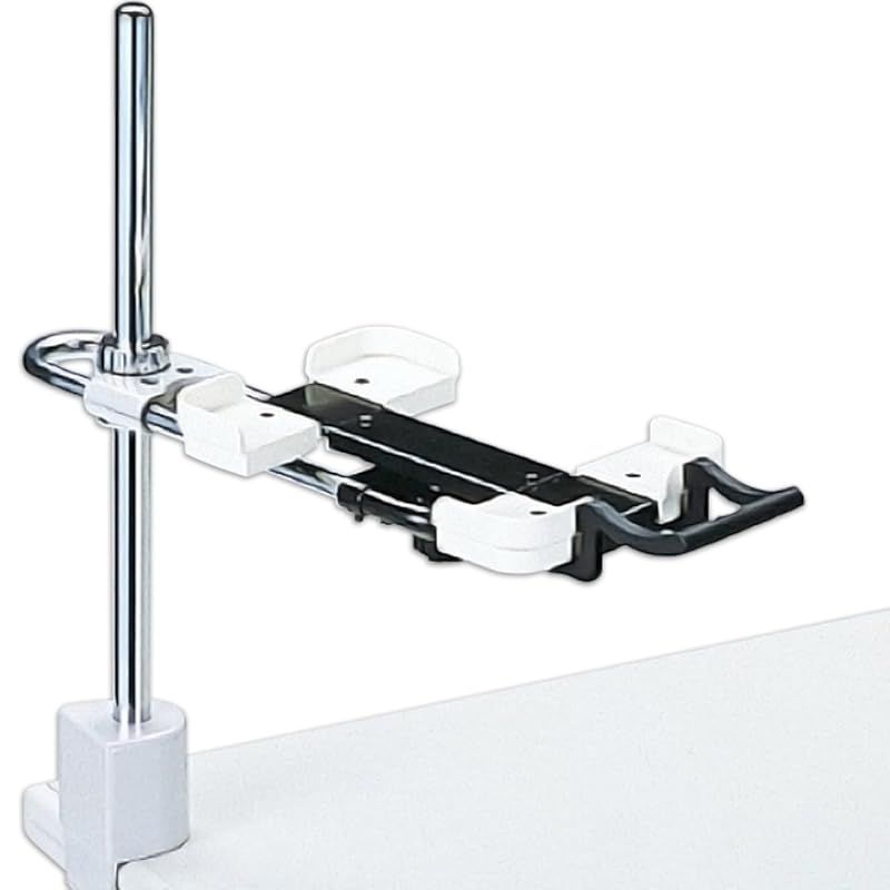 プラス 電話機台 新型クランプタイプ 皿面高さ110 400mm TE-132JL 13-025 1