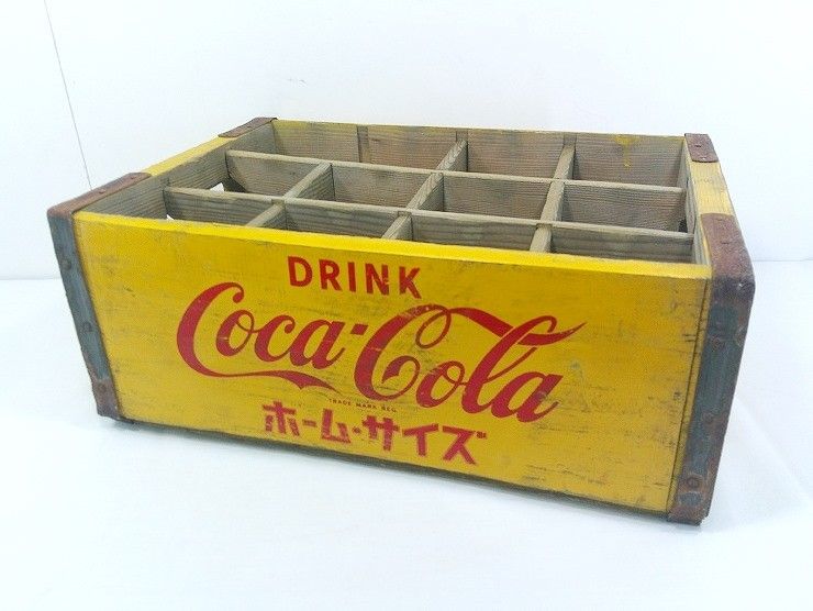 【アンティーク】コカ・コーラ 店舗什器 木箱 希少 昭和レトロ ビンテージ アンティーク】コカ・コーラ 店舗什器 木箱 希少 昭和レトロ