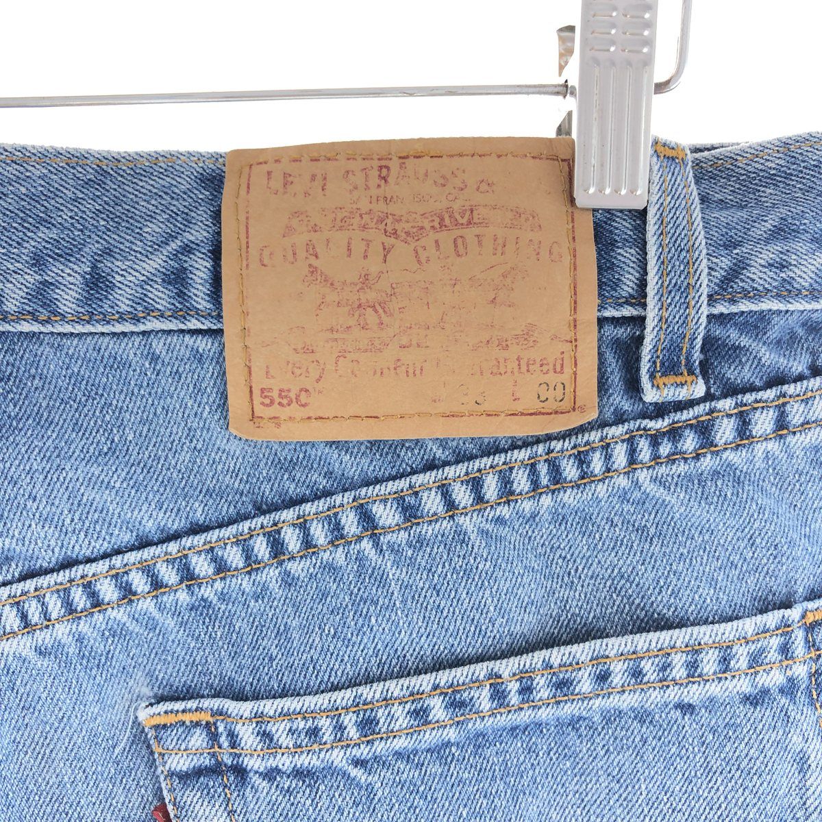 古着 90年代 リーバイス Levi's 550 RELAXED FIT デニムショーツ ハーフパンツ USA製 メンズw32  ヴィンテージ/eaa382470