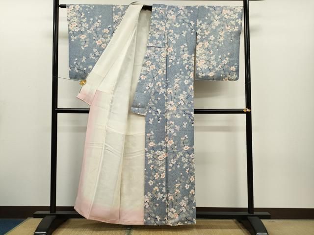 平和屋着物□上質な小紋 枝花文 正絹 逸品 CAAT0714dy - メルカリ