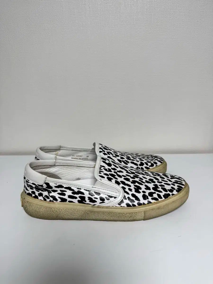 Saint Laurent サンローラン スノー ヒョウ柄 レオパード スリッポン 38 250 KIN-KAAI_COM