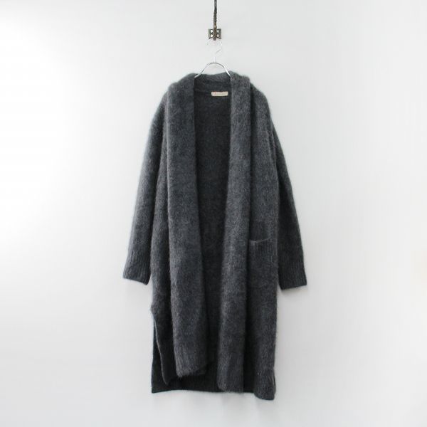 美品 L'Appartement アパルトモン PUNTO D'ORO プントドーロ LONG CARDIGAN  ロングカーディガン/グレー【2400013282444】