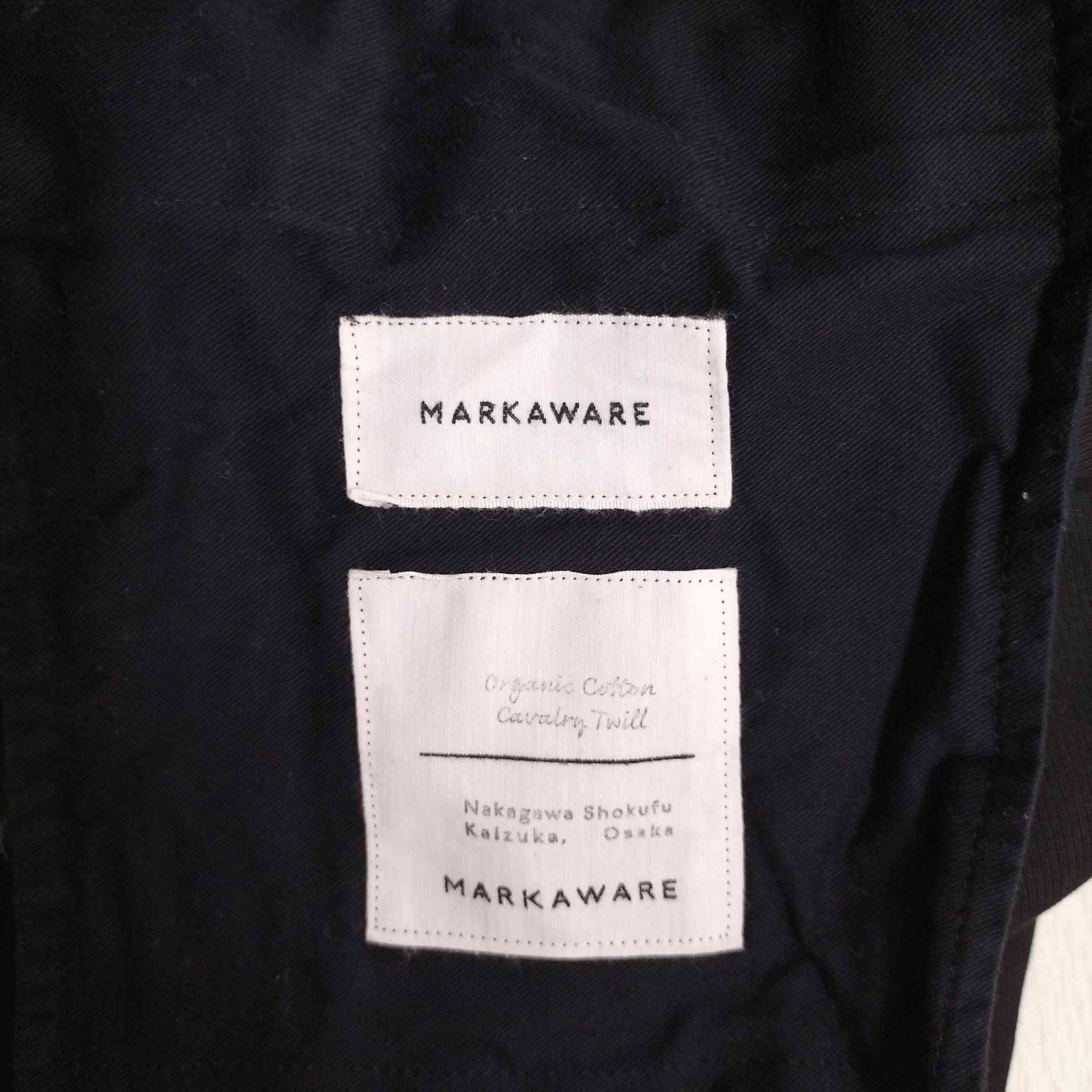 マーカウェア markaware ORGANIC COTTON CAVALRY TWILL PEGTOP 