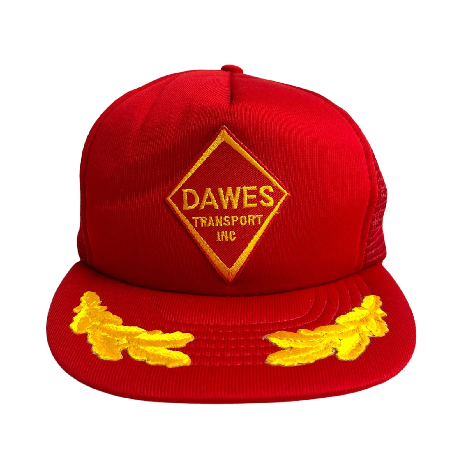 【キャップ/帽子】DAWES TRANSPORT INC (ダウェズトランスポート) メッシュキャップ  トラッカーキャップレッド