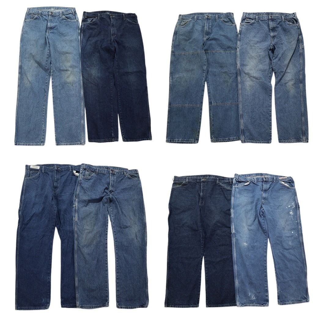 古着卸 まとめ売り ディッキーズ Dickies デニム パンツ 8枚