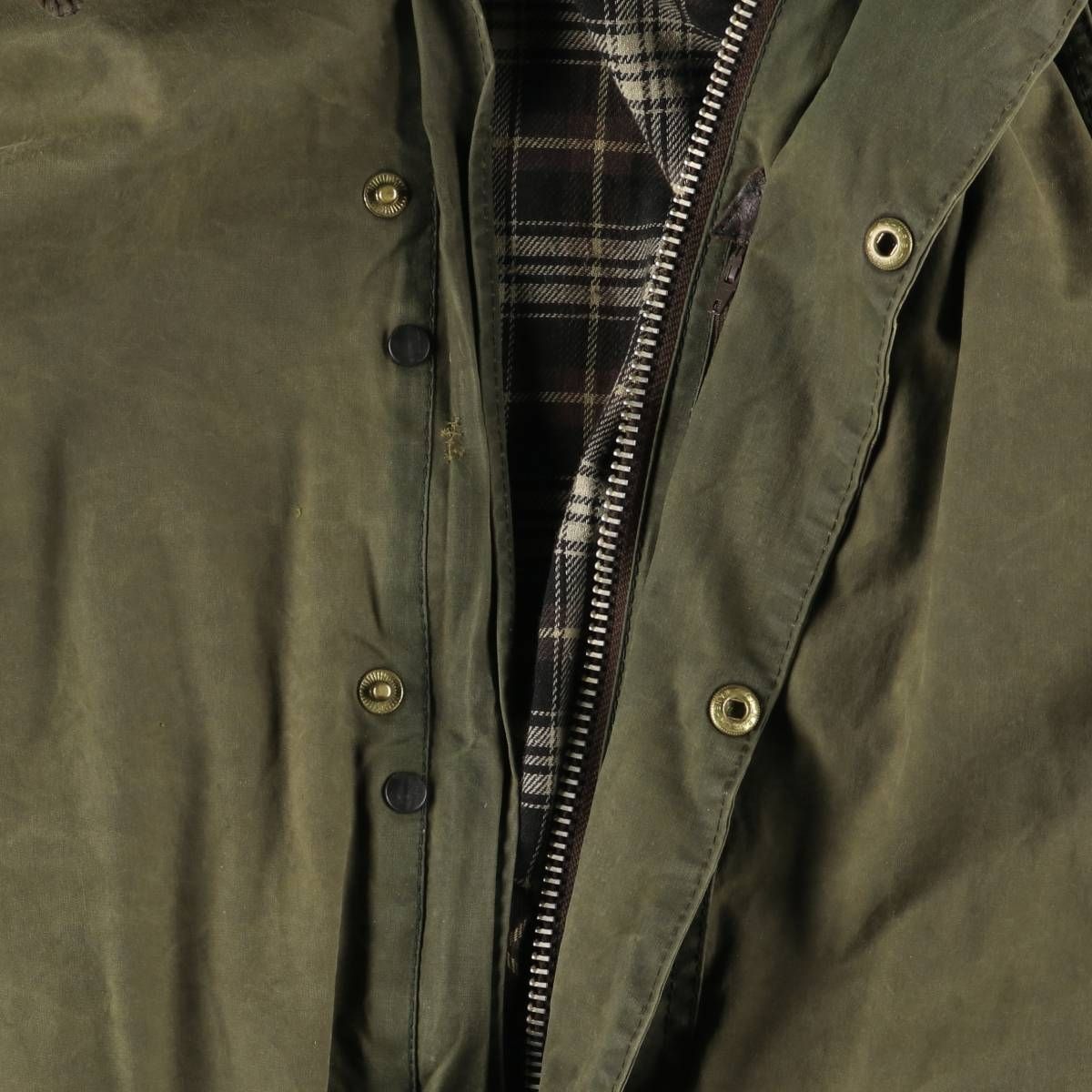 Barbour ボーダー　オーバーサイジング　ダークグリーン オイルジャケット BORDER / ボーダー】ワックス コットン コート（レギュラー