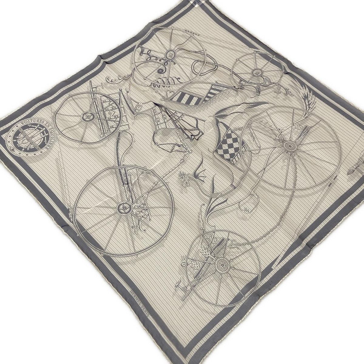 エルメス HERMES 希少 プリーツ カレ90 Turbans des Reines 王妃の