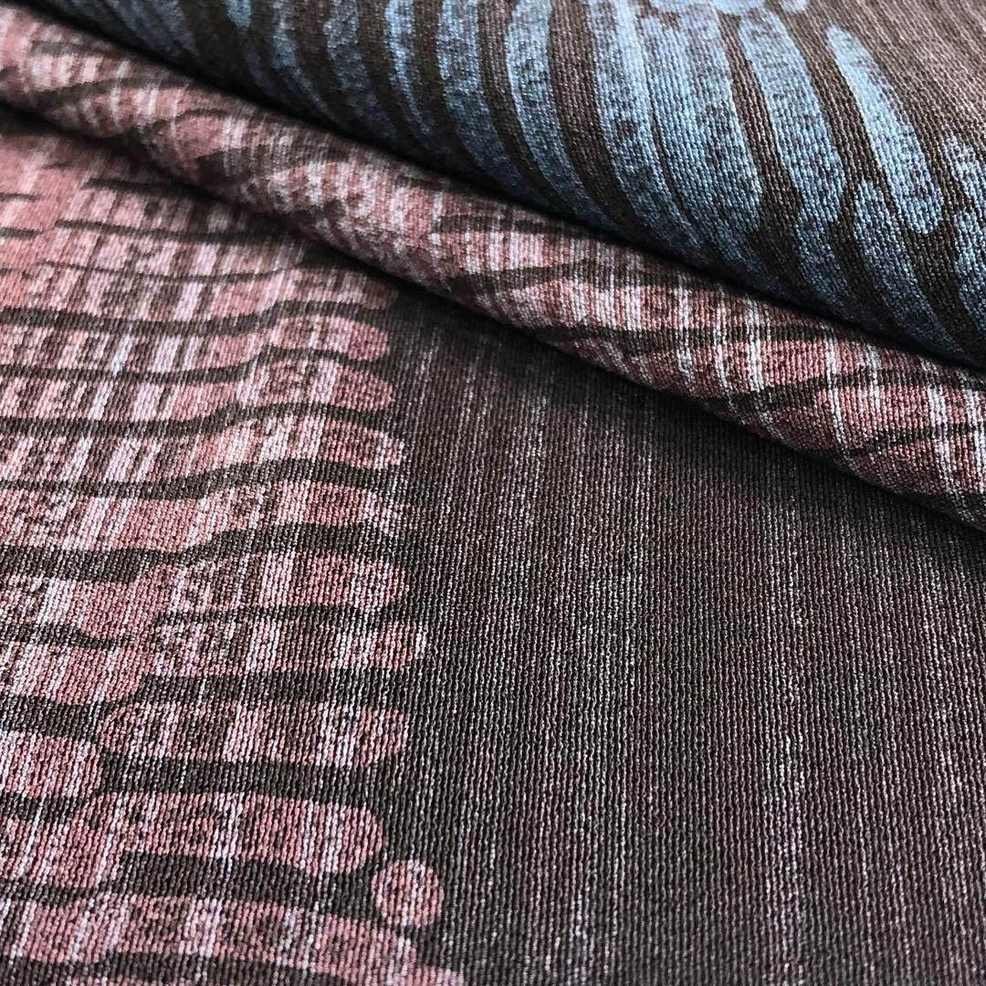 単衣 小紋 抽象染柄模様 しつけ糸 K-3539 【公式通販】