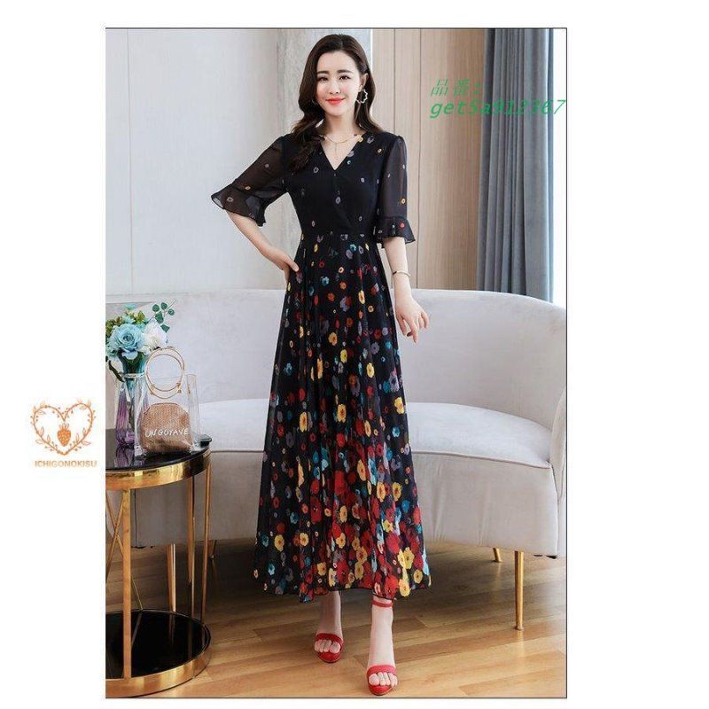 マキシワンピース 春夏