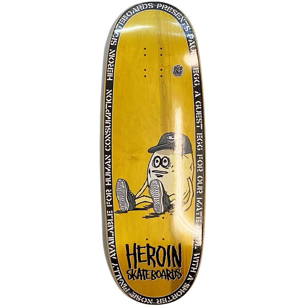 10.4インチ【2024SUMMER】HEROIN ヘロイン 10.4” x 32” PAUL’S EGG DECK デッキ 板【スケートボード/スケボー/SKATEBOARD】