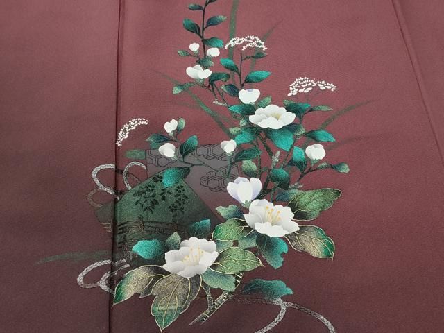 平和屋着物□訪問着 枝花文 暈し染め 正絹 逸品 DAAT8589zy 【公式通販】