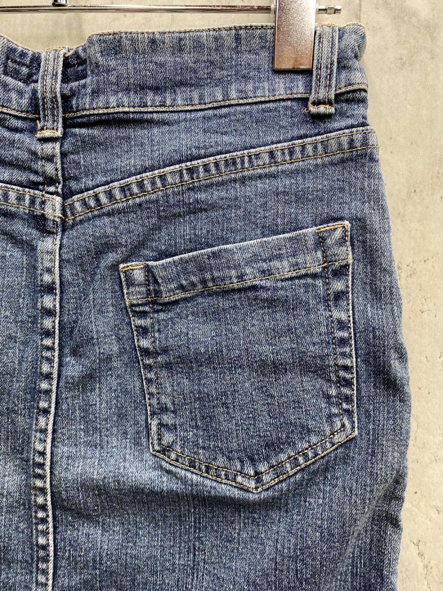 BURBERRY バーバリー タイト デニムスカート size6/青