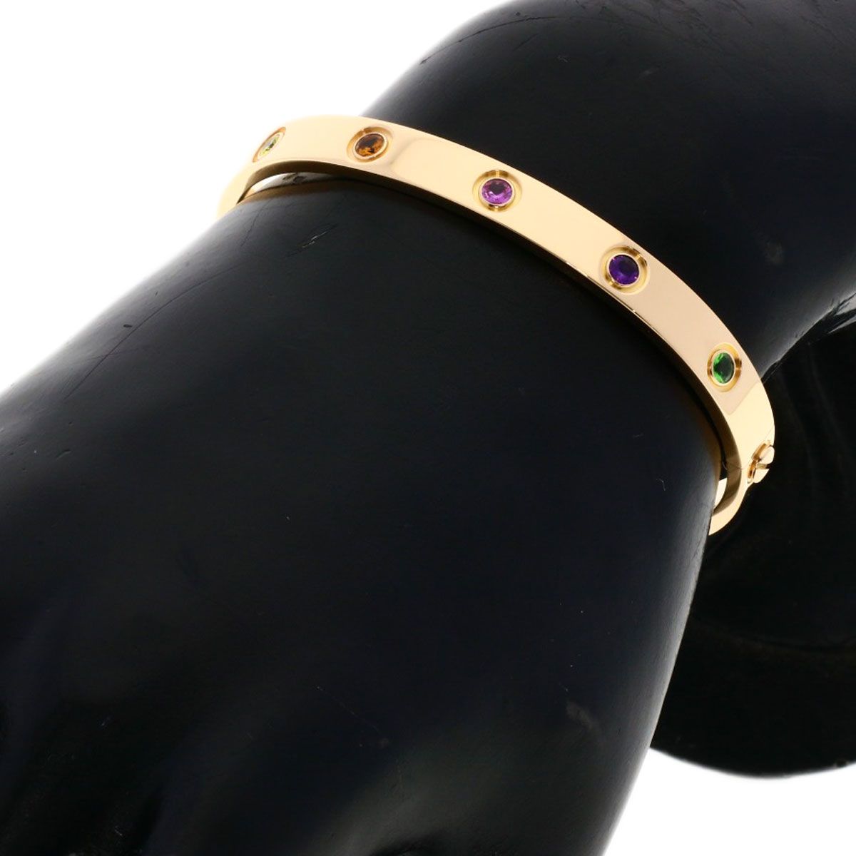 CARTIER カルティエ ラブブレス マルチカラーストーン ドライバー付  