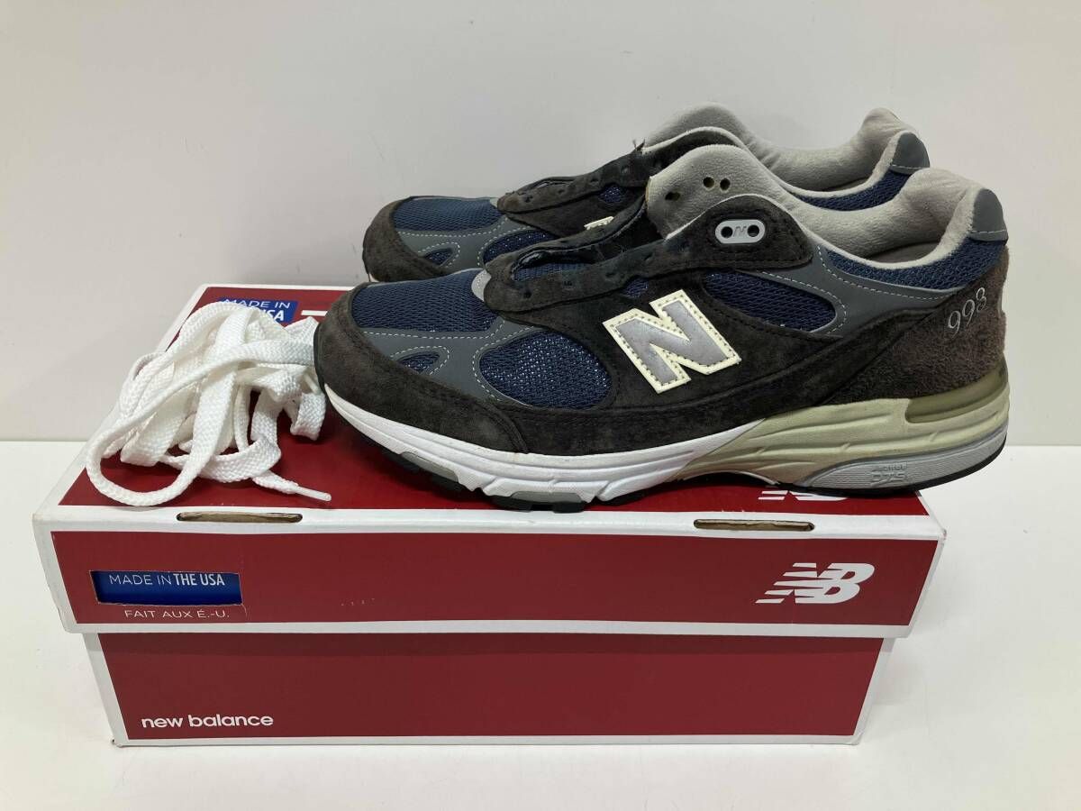 new balance ニューバランスMR993NV USA製 スニーカー 25.0cm 箱あり 