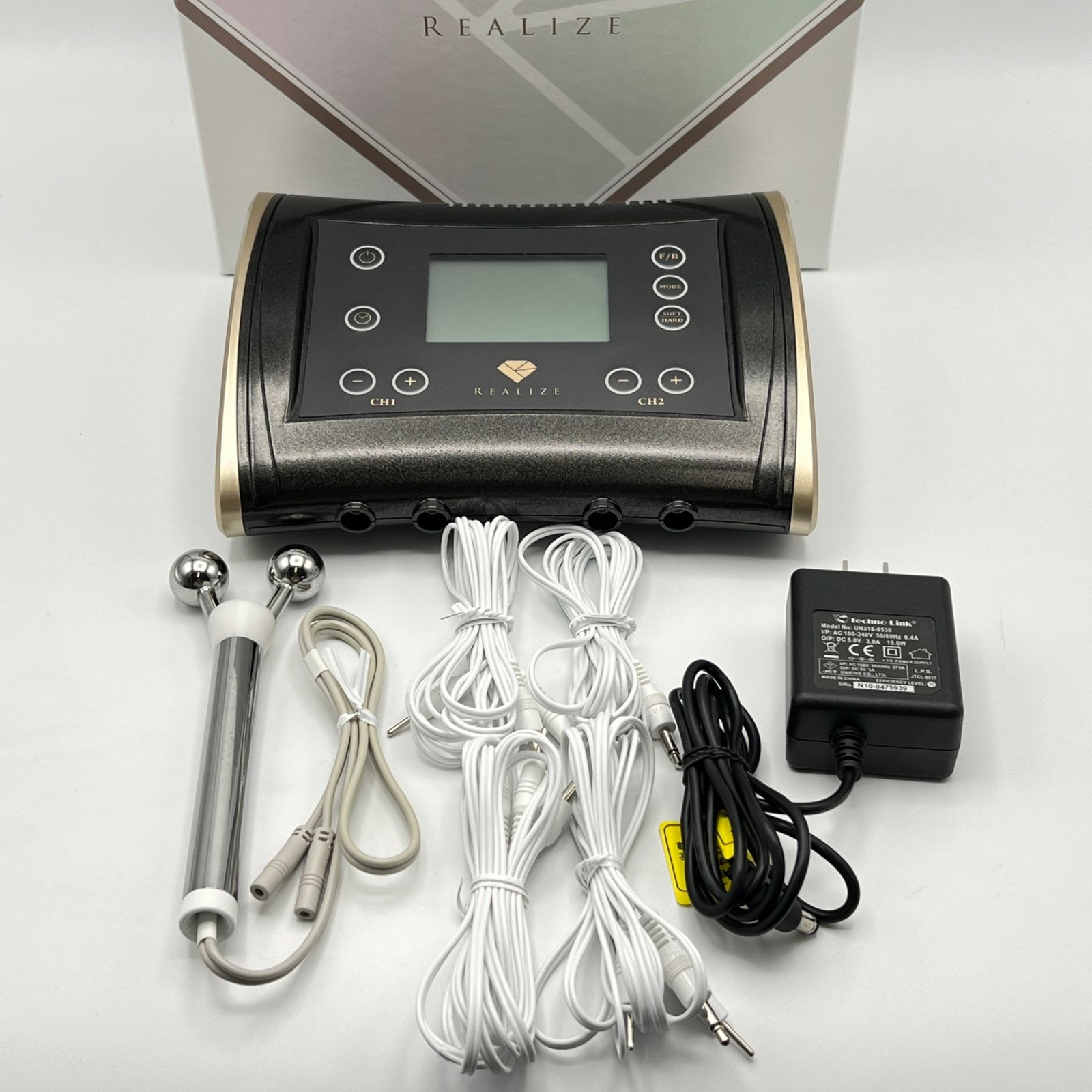 スリムビューティハウス リアライズ EMS 新品】スリムビューティハウス REALIZE ホームケア EMS テクノ