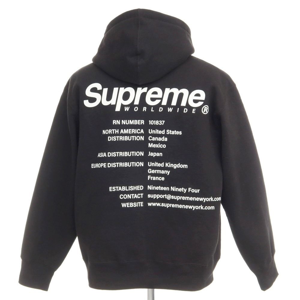 中古】【未使用】シュプリーム Supreme 2023年春夏 Worldwide Hooded 