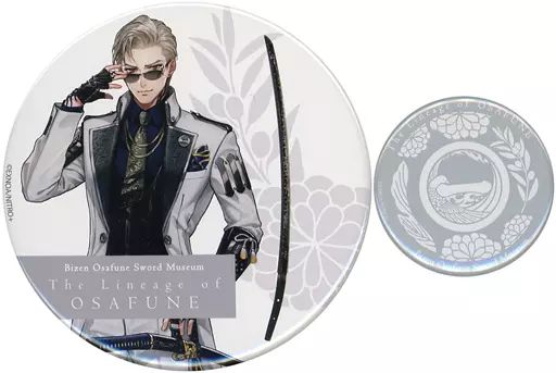 中古】バッジ・ピンズ 山鳥毛 缶バッジセット 「刀剣乱舞-ONLINE-×備前