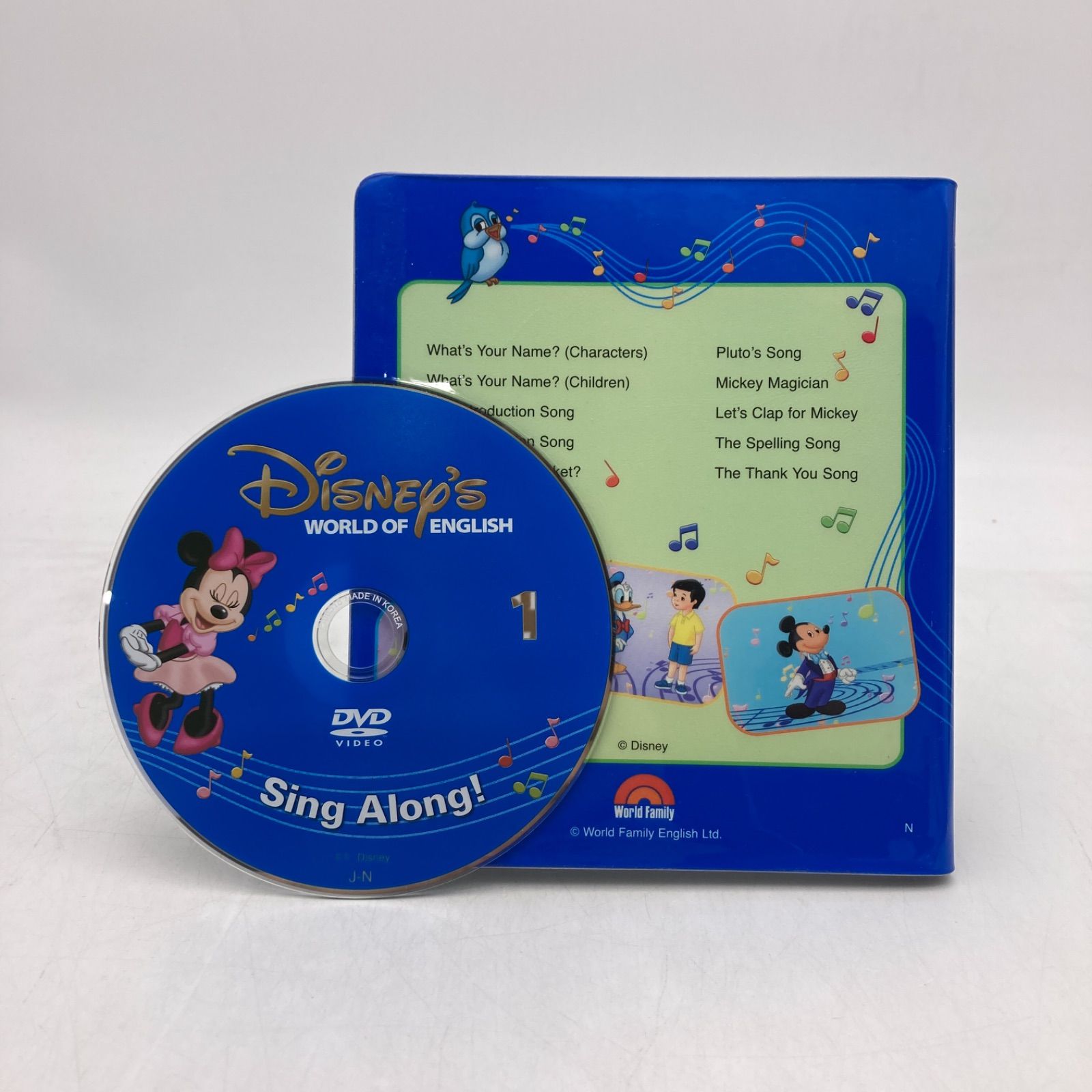 シングアロング　新子役DVD　ディズニー英語システム　DWE　510026 シングアロング 新子役DVD ディズニー英語システム DWE 801026