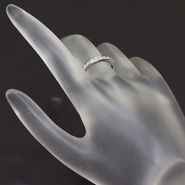 Pt900 H&C ダイヤモンド リング 0.914ct セミエタニティ - メルカリ