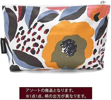 マリメッコmarimekko ポーチRELLE70257130ロサリウムROSARIUMﾏﾘﾒｯｺ ﾎﾟｰﾁ ﾛｻﾘｳﾑ ﾎﾜｲﾄ マリメッコ] ロサリウム ポーチ RELLE ホワイト/レッド/イエロー