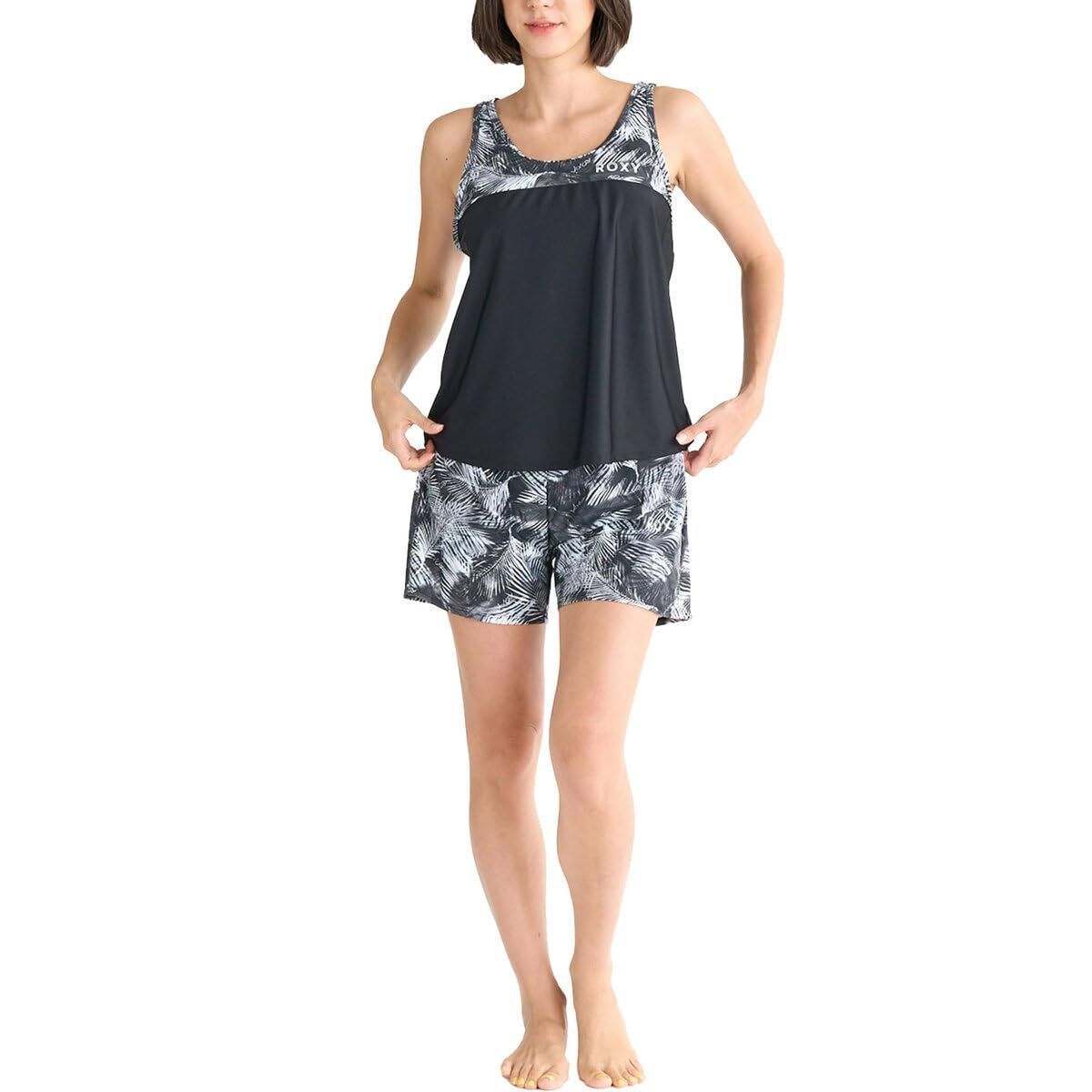 Size L_Color ブラック ロキシー タンキニセット SPLASH YOUR WAY レディース BLK